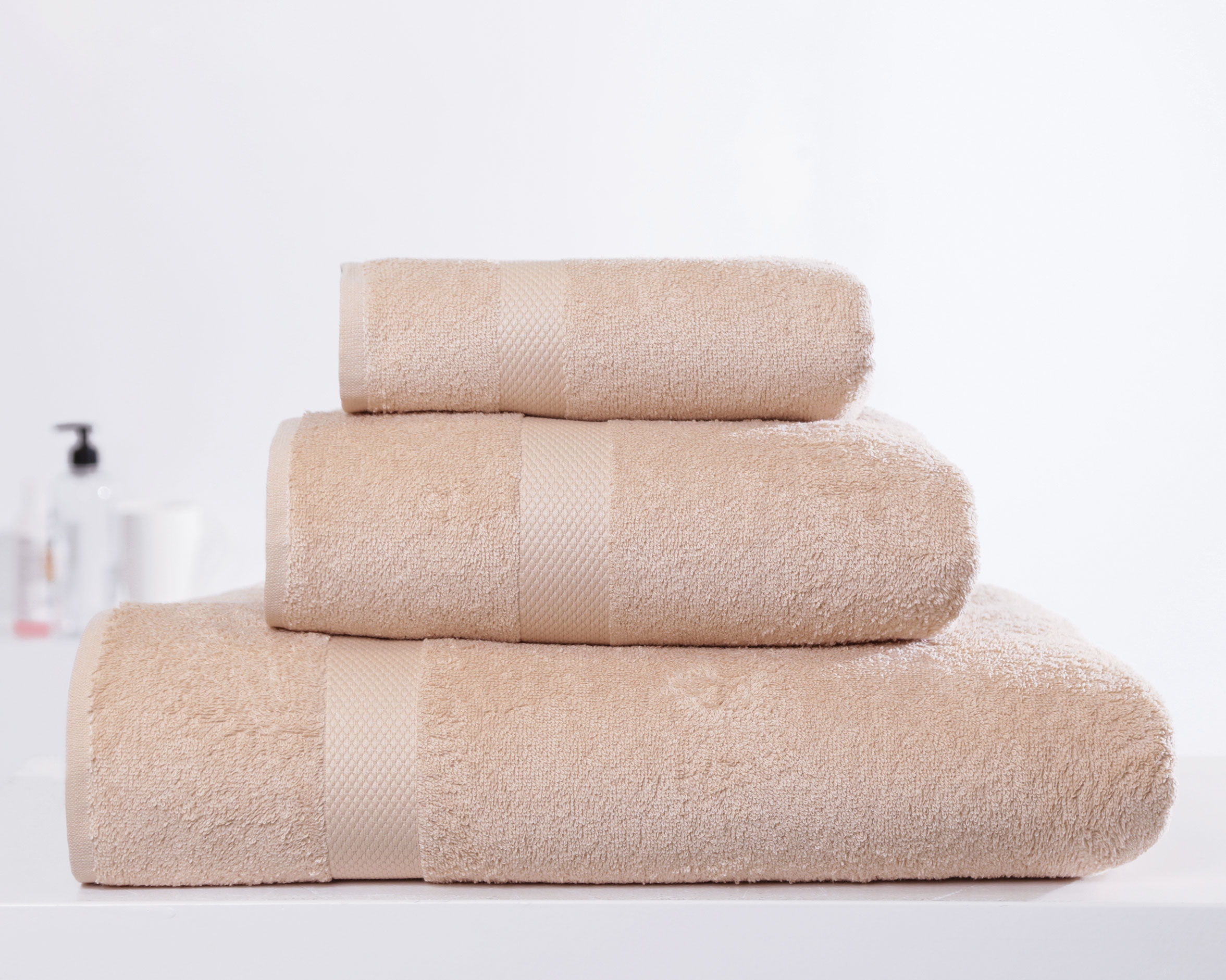 toallas beige